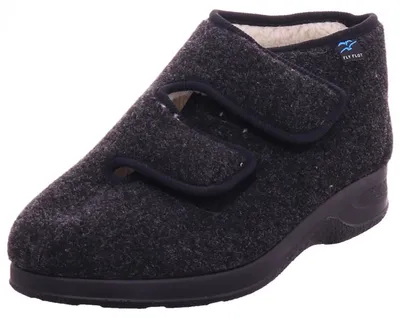 Produktbild von FLY FLOT warme Hausschuhe schwarz in Gr. 39