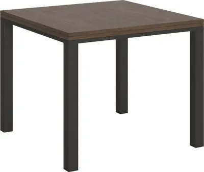 Zdjęcie produktu dla ITAMOBY - Stół rozkładany jak książka 90/180x90 cm Everyday Libra orzech rama w kolorze antracytu