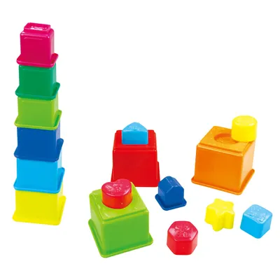 Image de Playgo Trier et apprendre à empiler des blocs