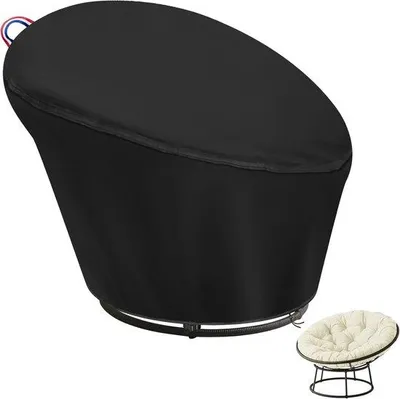 Produktbild von Wasserfeste Überdachung für Papasan-Sessel und Rattan-Lounge-Sessel - Langlebig und Winddicht