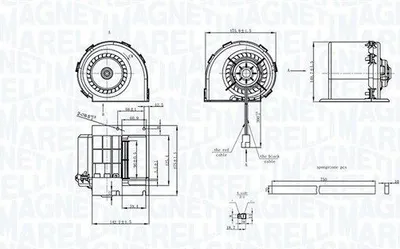 Obrázok produktu pre elektrowentylator nagrzewnicy SPRINTER 3,5-t (906)