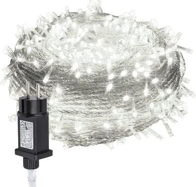 Produktbild von Jopassy 10M 100 LED Lichterkette Kaltweiß 8 Lichtmodi Party Innen Deko Weihnachtsbeleuchtung IP44
