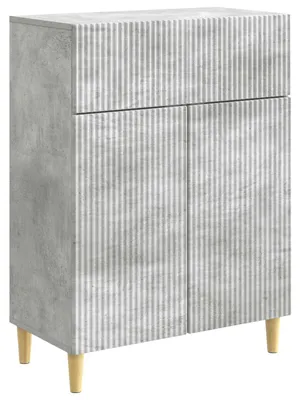 Immagine prodotto di Credenza vidaXL grigio cemento 66 x 34,5 x 90 cm in materiale derivato dal legno
