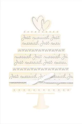 Immagine prodotto di ARTEBENE biglietto "Just Married" con fiocco, biglietto di nozze con busta