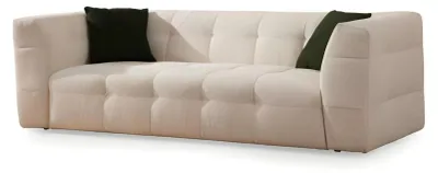 Immagine prodotto di Soggiorno moderno set di divani bianchi di design a tre posti poltrona elegante