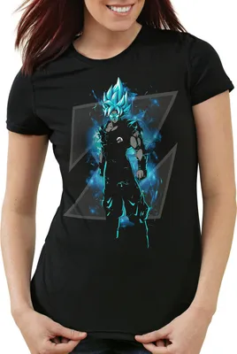 Produktbild von style3 Son-Goku Z Blue Damen T-Shirt modus evolution saiyajin dragon, Größe:S