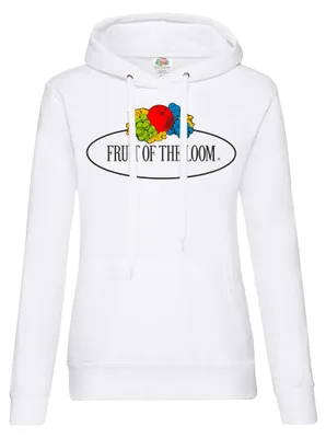 Produktbild von Fruit of the Loom Fruit of the Loom Damen Kapuzenpullover mit großem Vintage-Logo
