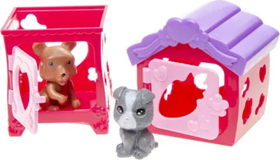 Produktbild von Hundehütte Spielzeug - inkl. 2 Hunde