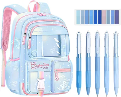 Produktbild von Schulrucksack für Teenager-Mädchen, große Kapazität, wasserbeständig, für Schule