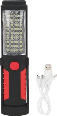 Zdjęcie produktu dla Przenośna latarka LED z akumulatorem USB do warsztatu, kempingu i turystyki pieszej