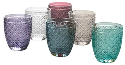 Obrázek produktu pro Omgoods – Sada 6 elegantních sklenic na vodu, objem 350 ml