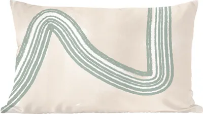 Produktbild von MuchoWow® Zierkissen Sofakissen Wohnzimmer Dekokissen 60x40 cm Linie - Abstrakt - Design - Kopfkissen - Polster mit Foto