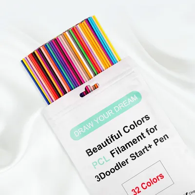 3D-Stift-Nachfüllungen, 32 Farben, PCL, 160 Stück, für 3Doodler Start