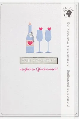 Produktbild von BSB 60-1009 Vermählungskarte - inkl. Umschlag