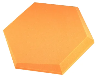 Image de Apama PSSPM5/PROF/250 Panneau acoustique mousse orange auto-adhésif