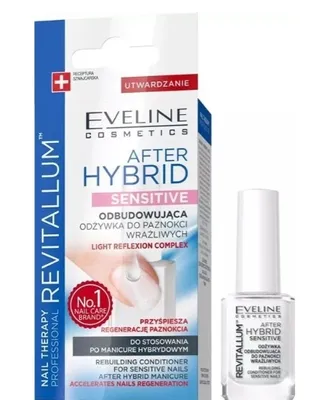 Obrázok produktu pre Eveline, Po Hybridnú Citlivé, Kozmetika Na Nechty, 12 ml