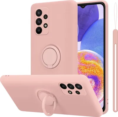 Produktbild von Cadorabo Hülle für Samsung Galaxy A23 4G Schutz Hülle in Rosa Handyhülle TPU Etui Case Cover