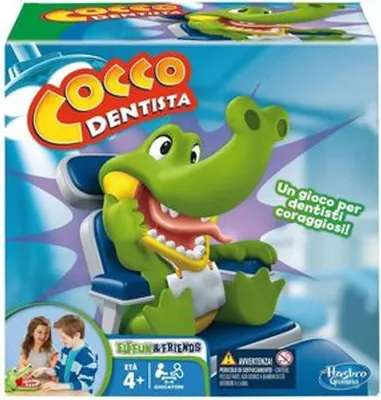 Obrázok produktu pre Hasbro Gaming Cocco Dentista, Stolová hra, Jemná motorika (zručnosť), 4 rok / roky
