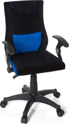 Produktbild von hjh OFFICE Kinderdrehstuhl KIDDY PRO AL Schreibtischstuhl für Kinder höhenverstellbar mit Armlehnen Stoff
