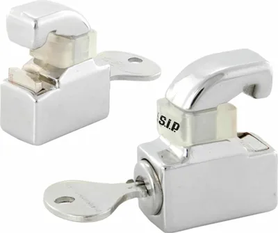 Produktbild von SIP Chrom-Aluminium-Schlosskit mit 2 Diebstahlschutzschlüsseln