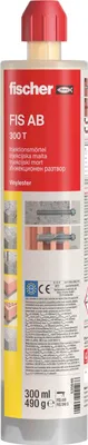 Zdjęcie produktu dla FISCHER FIS AB 300 T Zaprawa iniekcyjna 300ml z oceną do betonu i muru