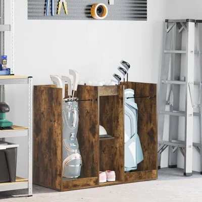Produktbild von "Schlussverkauf" Golf Schrank - mit Stauraum - Uni Geräucherte Eiche 102x45x85,5 cm  C17533