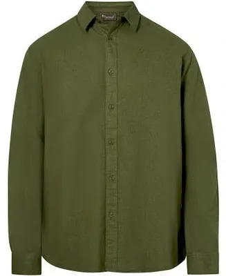 Productafbeelding van Värnamo InsectSafe Hemp Mix langshirt voor heren (donkergroen), maat XL