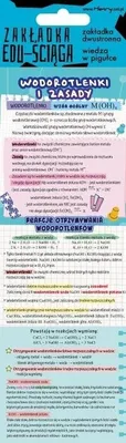 Obrázek produktu pro Zakładka edukacyjna Wodorotlenki i zasady dwustronna foliowana