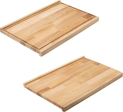 Produktbild von METALTEX 561055000 Backbrett/Schneidbrett 55x35x2 cm aus Buchenholz, beidseitig verwendbar
