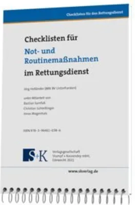 Obrázok produktu pre Checklisten für Not- und Routinemaßnahmen im Rettungsdienst