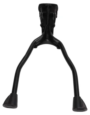 Immagine prodotto di Supporto per bicicletta regolabile - Cavalletto pieghevole per bicicletta - Doppio supporto - Antiscivolo - Acciaio inossidabile - Facile da installare - Portabicicletta