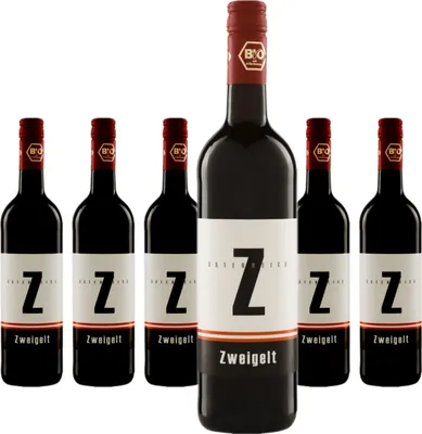 Produktbild von 6 x Zweigelt Bio Qualitätswein  / trocken