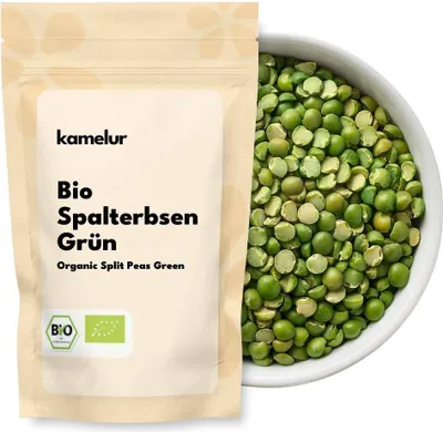 Produktbild von Kamelur® Bio Spalterbsen grün 1 kg