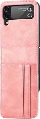 Produktbild von König Design Hülle kompatibel mit Samsung Galaxy Z Flip3 5G Kunststoff Soft Handyhülle - Handy Case Rosa