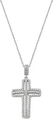 Obrázek produktu pro Náhrdelníky s přívěskem Amen Silver Collection Diamond - žena