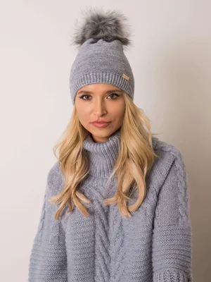 Produktbild von Rue Paris Damenmützen Beladron grau One size
