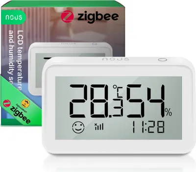 Image de NOUS E6 LCD Capteur de température et d'humidité ZigBee ZigBee3.0 / Capteur de température et d'humidité (E6)