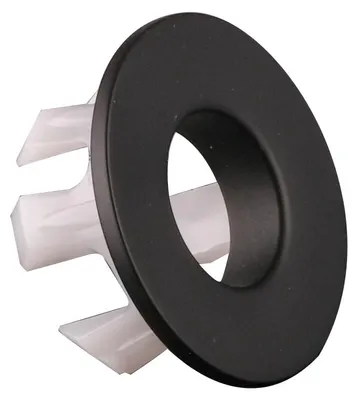 Immagine prodotto di PaulGurke - Copri-troppopieno in metallo nero opaco per lavabo