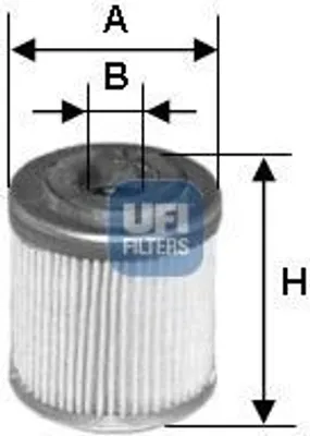 Produktbild von Ölfilter UFI 25.588.00 Filtereinsatz