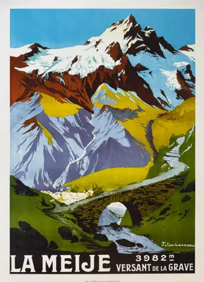 Immagine prodotto di La Meije - Poster 50x70 cm