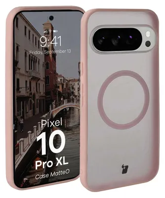 Produktbild von Bizon Case MatteO Magnetic Pixel 10 Pro XL rauchiges Pink