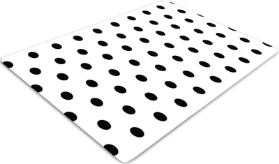 Obrázok produktu pre Podlahová ochranná podložka - Ochranná podložka pod stoličku - Podlahová podložka - 100x70 cm - Bodky
