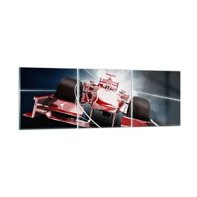 Produktbild von Bilder auf glas - Formel Geschwindigkeit Motor - 90x30cm - Glasbilder - Wandbilder - Kunstdruck - zum Aufhängen bereit - Wanddekoration aus Glas - Glas Bilder - Wandbild auf Glas - GCA90x30-2677