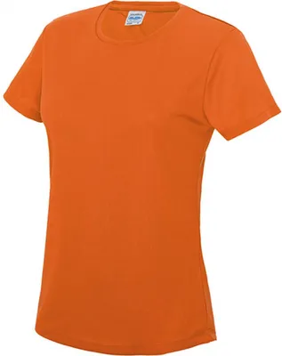 Produktbild von Just Cool JC005 | Girlie Cool Sport T-Shirt + WRAP  - Farbe: Electric Orange - Größe: M