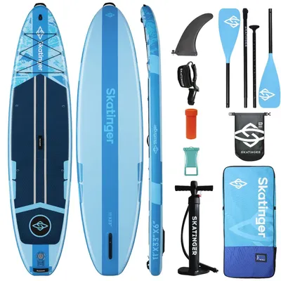 Immagine prodotto di SKATINGER Ice Age Blue 335x84x15 cm (11') tavola da SUP da turismo