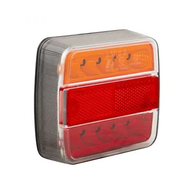 Image de Feu arrière de coin de remorque Trailerarer 10 x 10 cm. LED