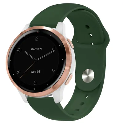 Obrázek produktu pro Huawei Watch GT 4 41 mm, Garmin Vivomove 3s 39 mm, Garmin Vivoactive 4s 40 mm, Garmin Vivoactive 3s, Garmin Venu 3S, Garmin Venu 2s 40 mm, Fossil Gen 6 42 mm, Fossil Gen 5e 42 mm Řemínek: silikonový řemínek imoshion s kulatou sponou