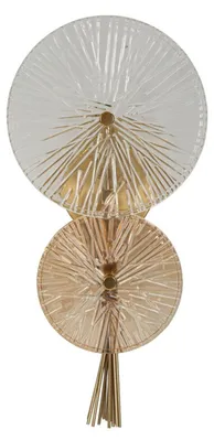 Zdjęcie produktu dla Lampa ścienna "Sonnenaufgang", szkło, żelazo, 20x14x41 cm, kolor złoty, styl naturalny, o Ferretti