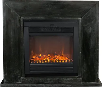 Image de Xaralyn cheminée électrique - Nero ELU-SBP - pierre naturelle noire polie - chauffage 1400 Watt - avec télécommande - cheminée encastrable incluse - cheminée décorative
