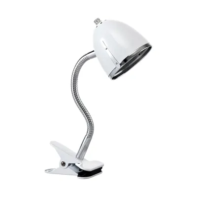 Produktbild von Lifetime Klemmlampe mit Chromkante wei 8131